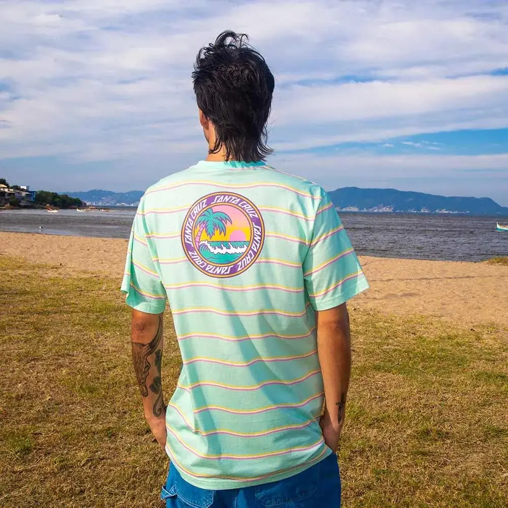 Remera Santa Cruz Paradise – Verde Agua