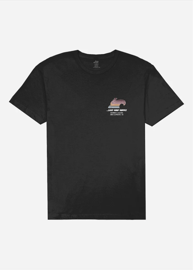 Remera Lost Big Wave Tee – Negra