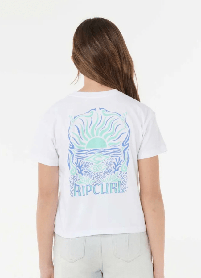 Remera Sunrise Crop White