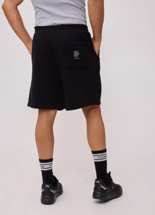 Bermuda Felpa Matrin S26 Negro