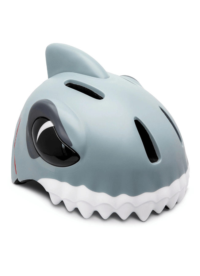 Casco Crazy Safety – Tiburon Gris