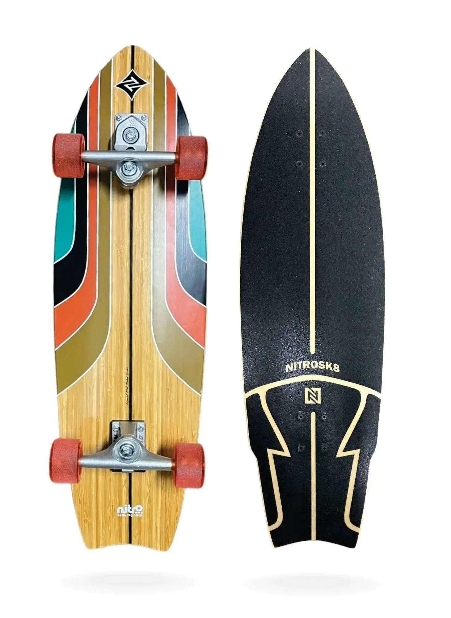 Surfskate NitroSk8 Rainbow Surf 34’’