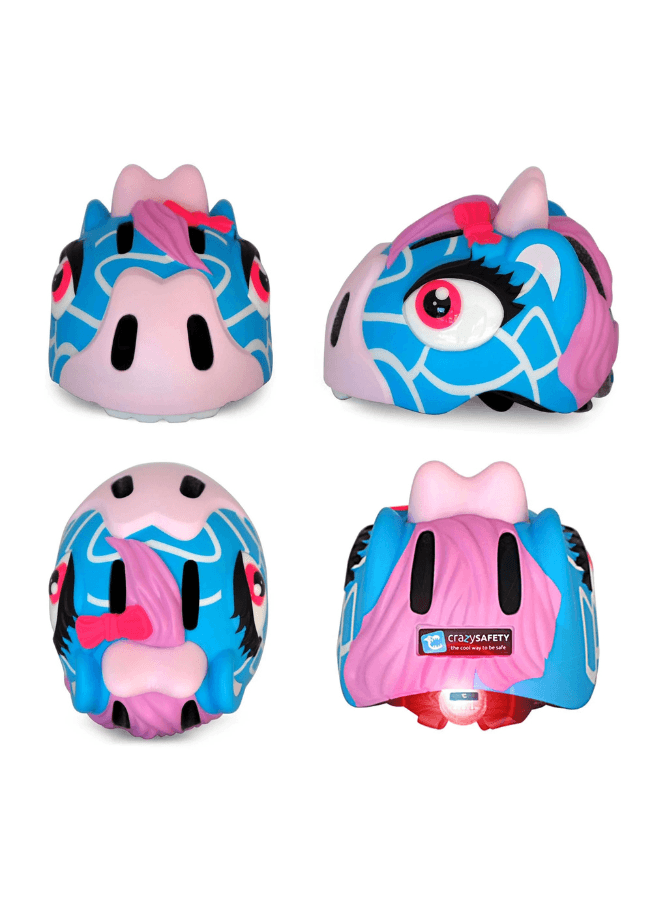 Casco Crazy Safety – Jirafa Azul