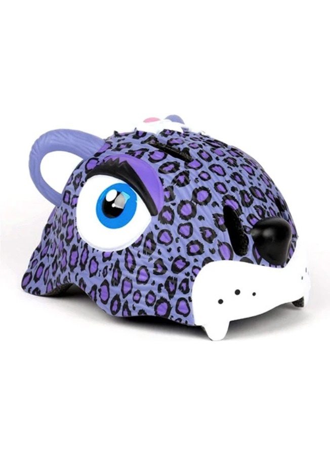 Casco Crazy Safety – Leopardo Lila