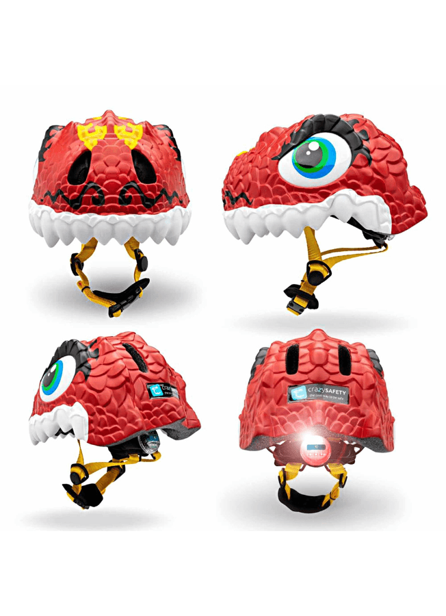 Casco Crazy Safety – Dragon Chino