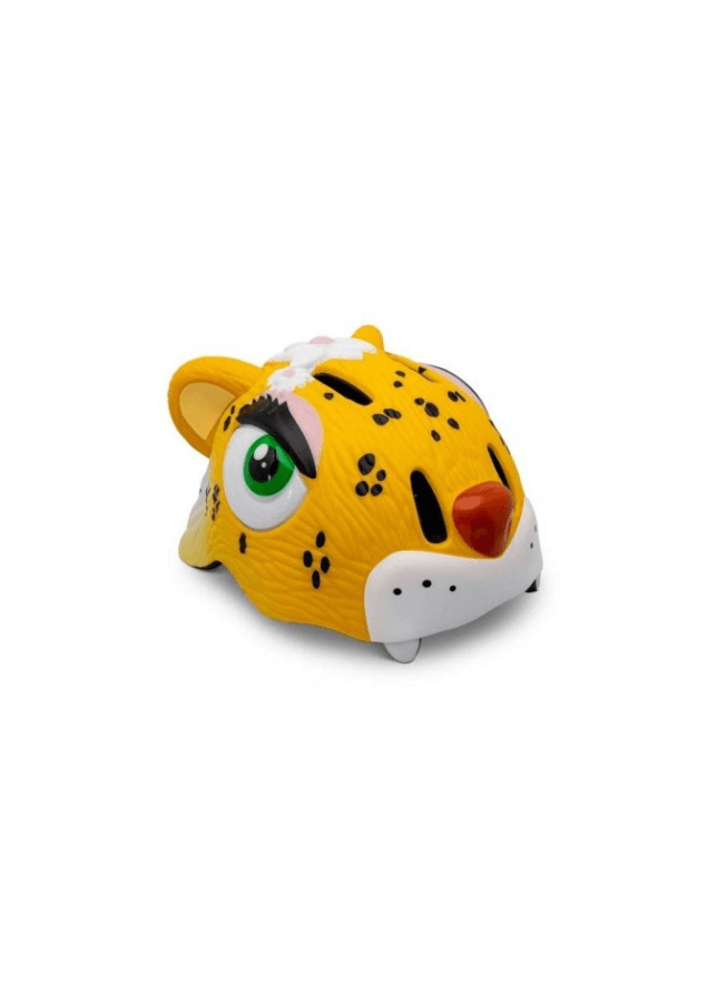 Casco Crazy Safety – Leopardo Amarillo