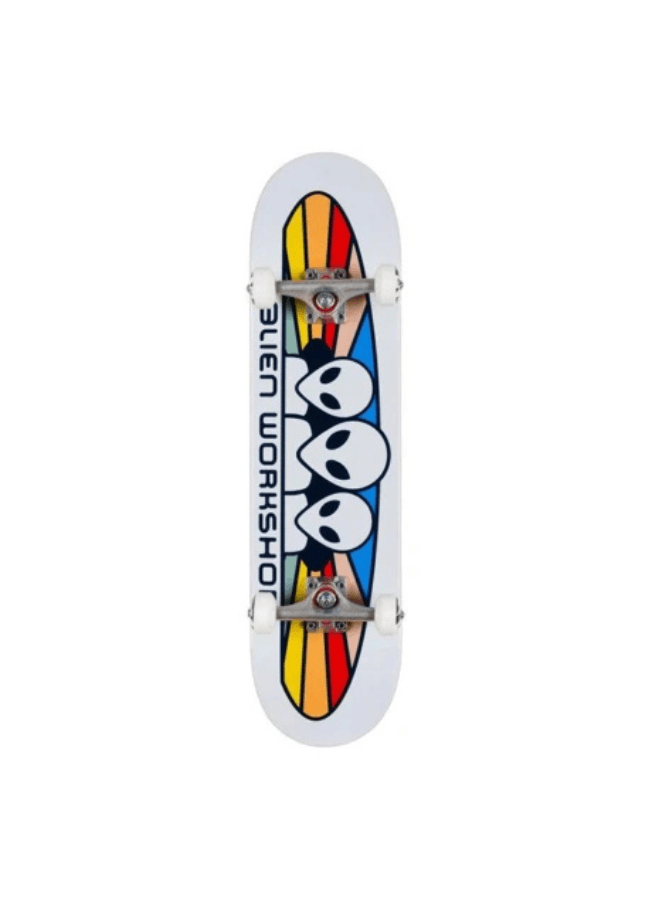 Skate Completo Alien Workshop Spectrum White 8.25