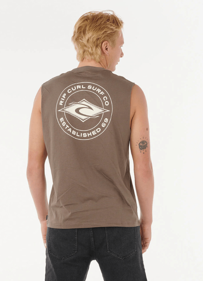 Musculosa Rip Curl Staple Marron
