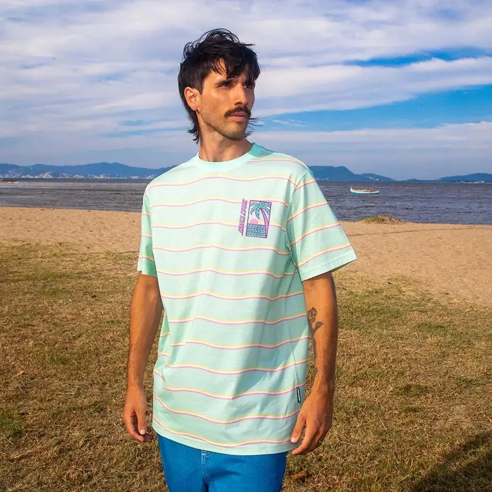 Remera Santa Cruz Paradise – Verde Agua