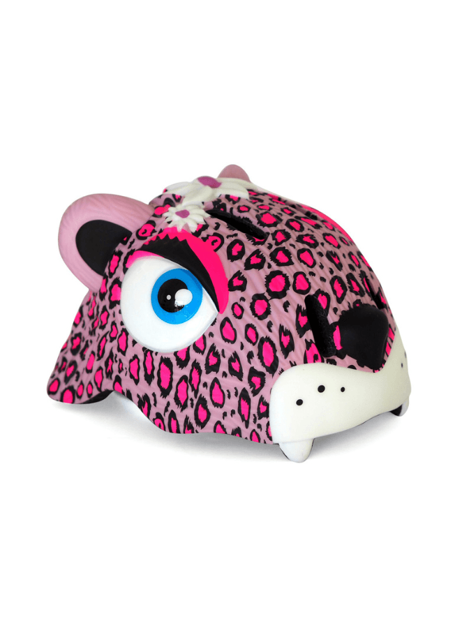 Casco Crazy Safety – Leopardo Rosa