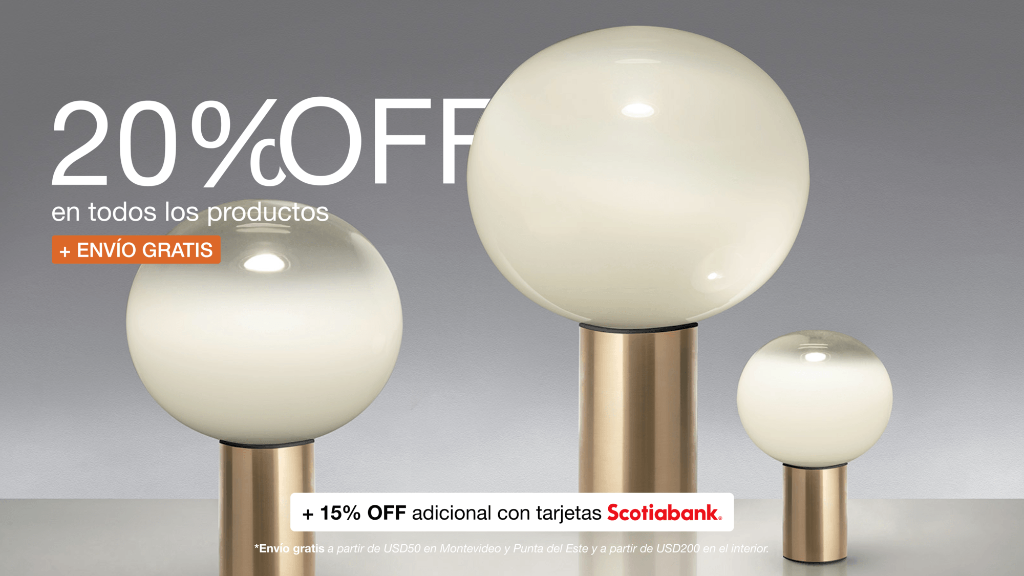 20% OFF + 15% Scotiabank 