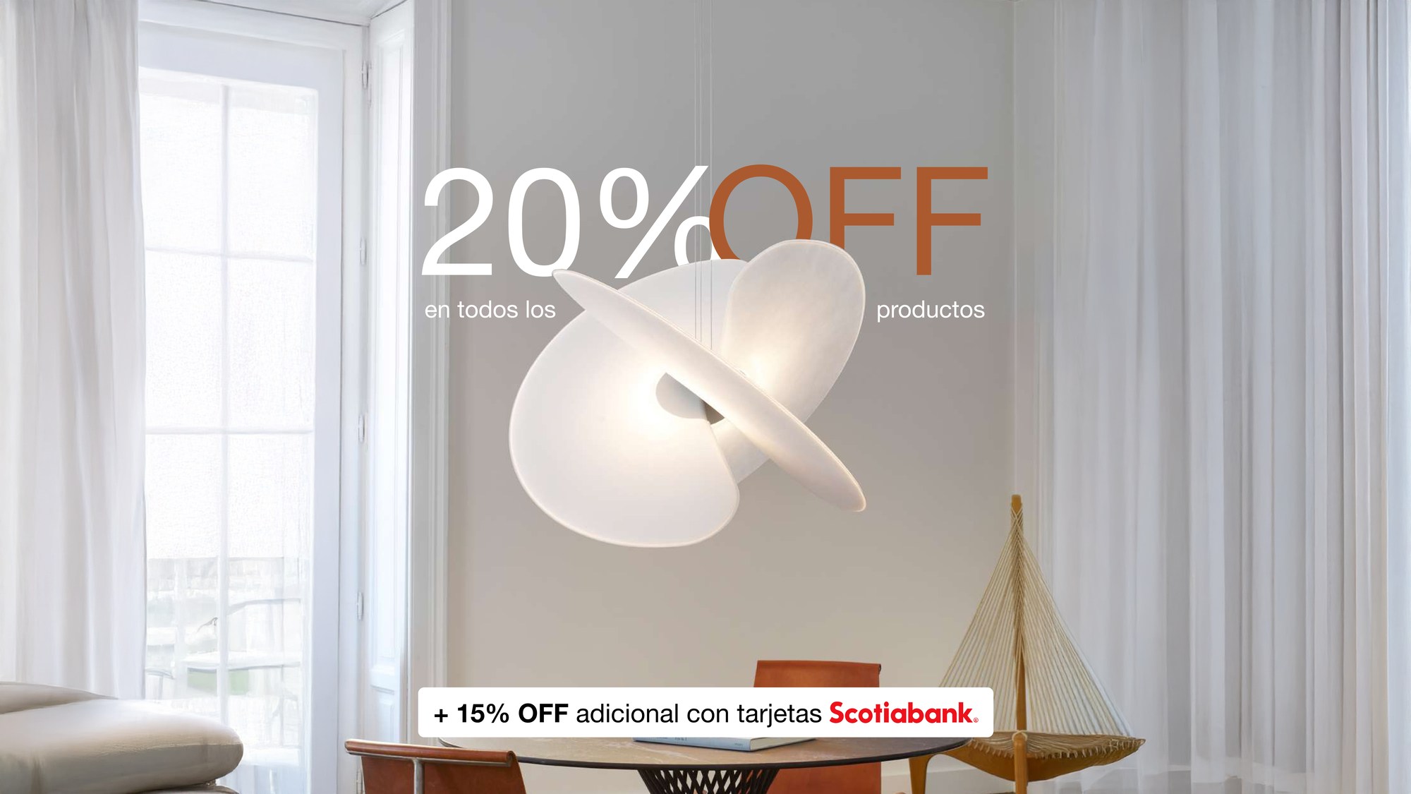 20% OFF + 15% Scotiabank 