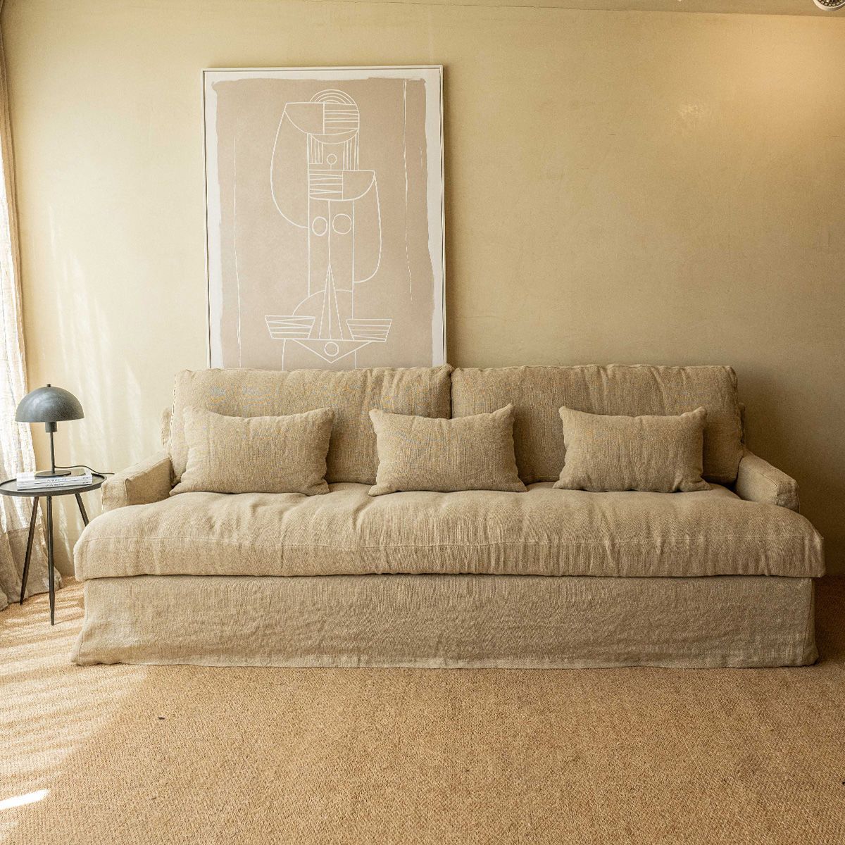 Sillón Cecile 240 lino sand